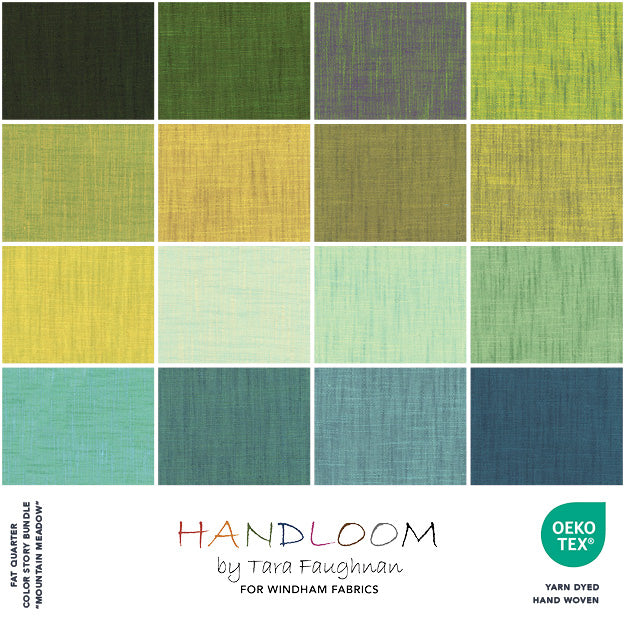Fat Quarter Bundle (16) Handloom in Mountain Meadow