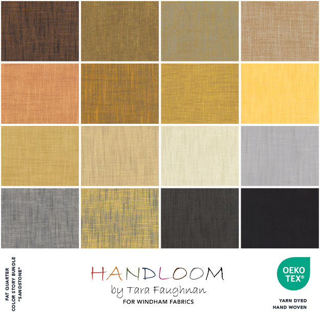 Fat Quarter Bundle (16) Handloom in Sandstone