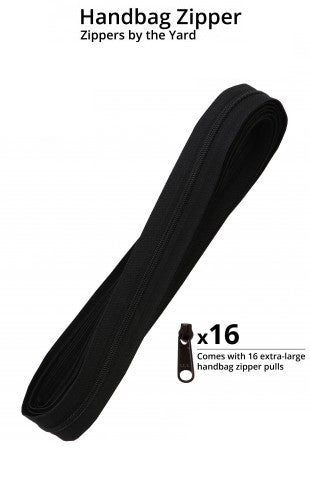 By Annie 4YD Zippers by the Yard - Black