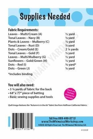 Pattern:  Swirling Leaves