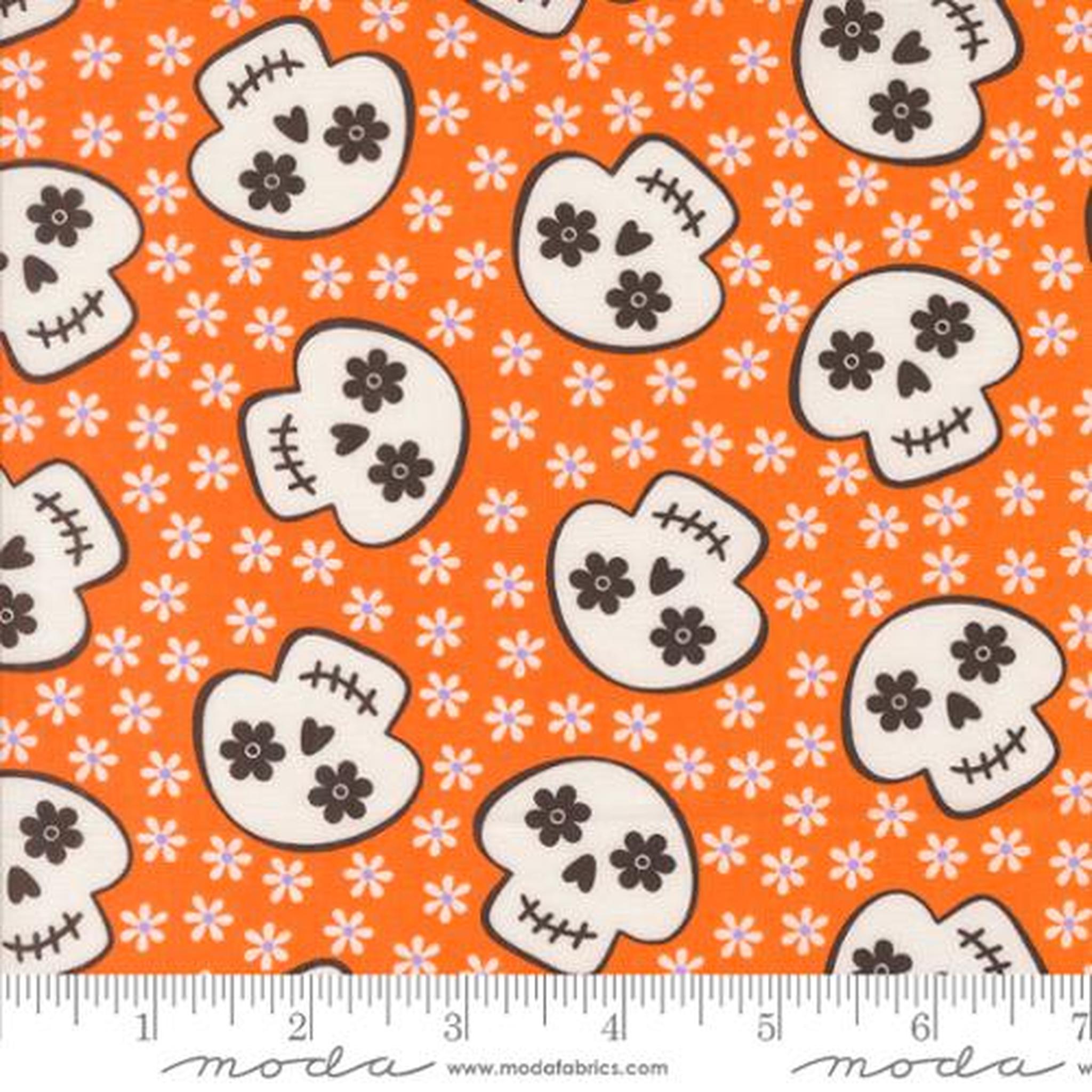 Fab Boo Lous Cheery Skull Pumpkin