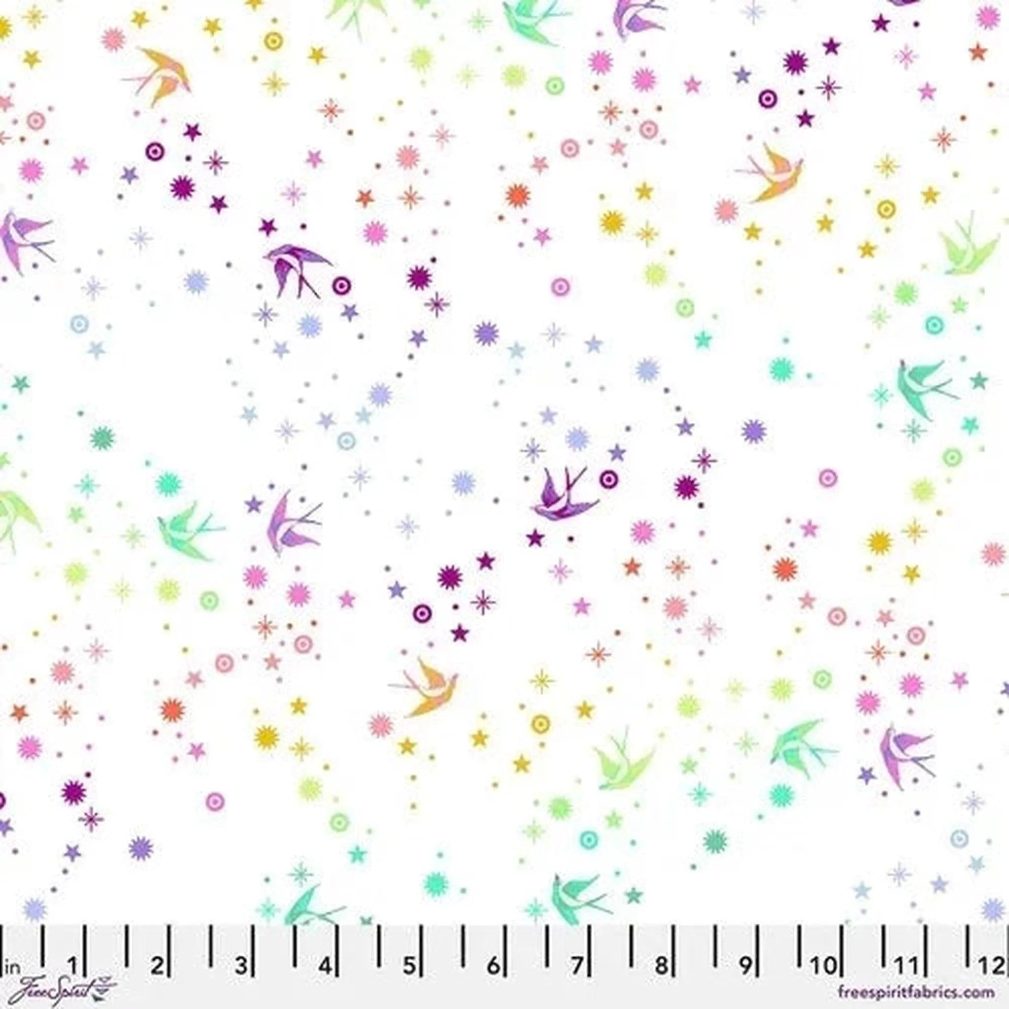 Fairy Dust - White Tula's True Colors by Tula Pink