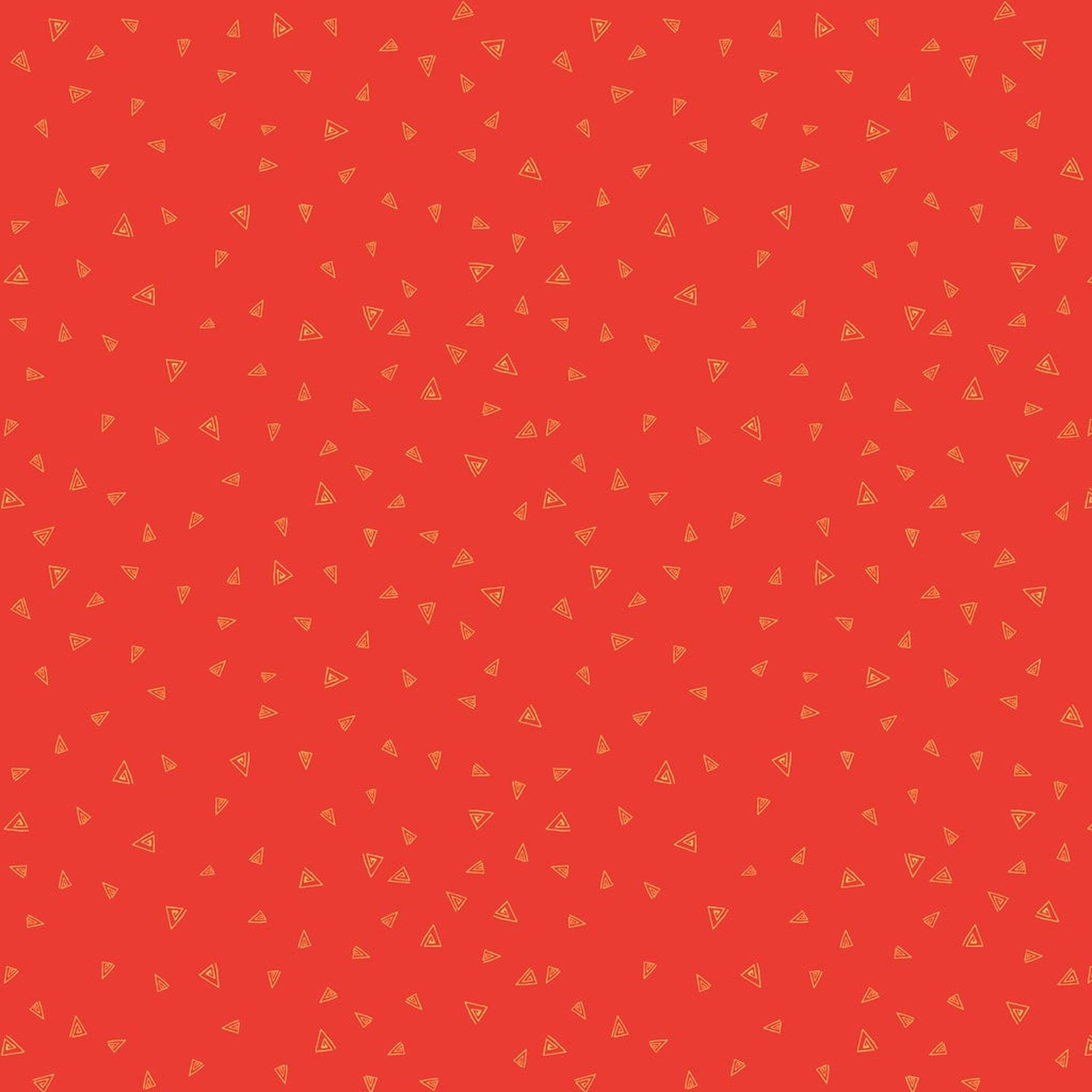 Fantasticats Gold Triangles - Orange/Gold Metallic