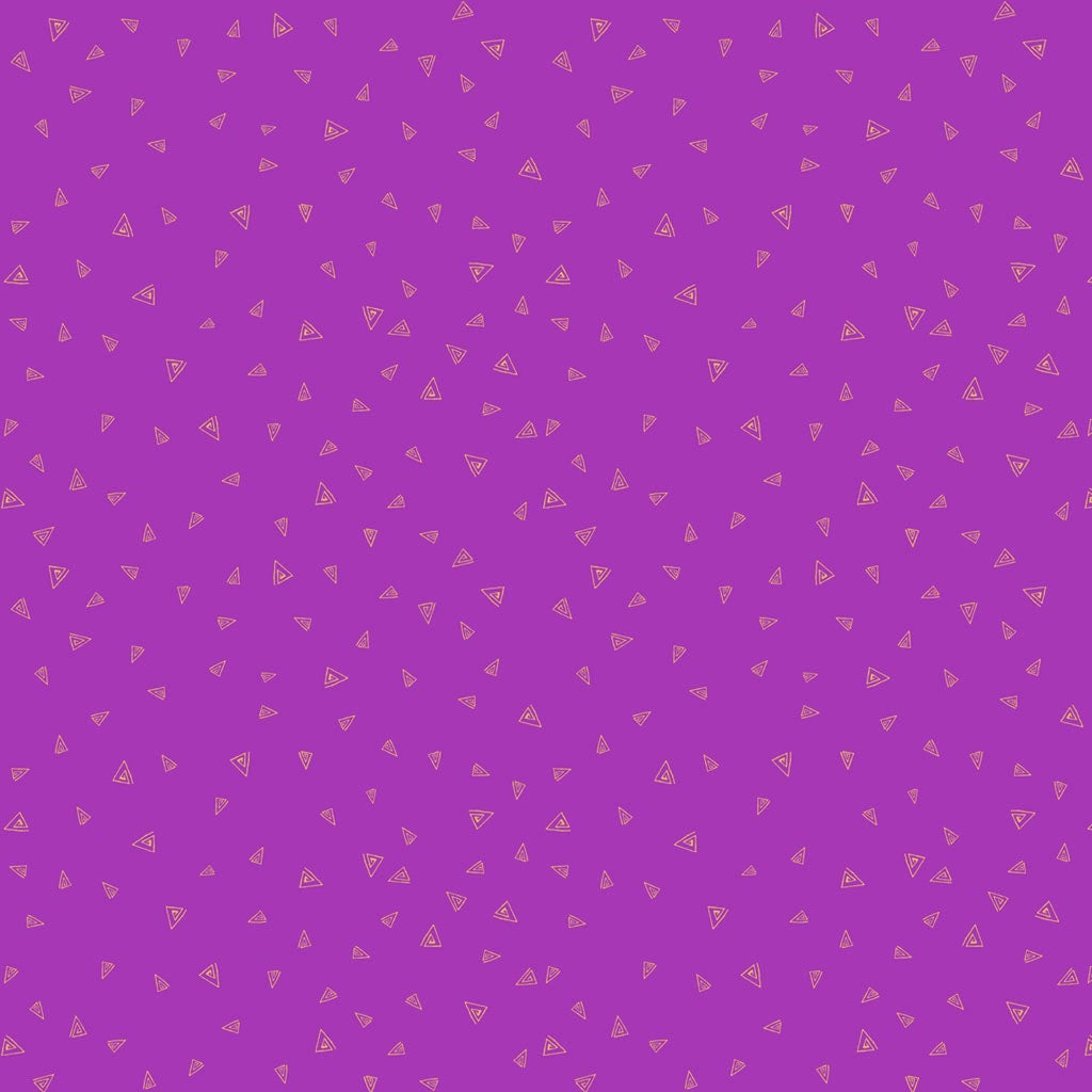 Fantasticats Gold Triangles - Orchid/Gold Metallic