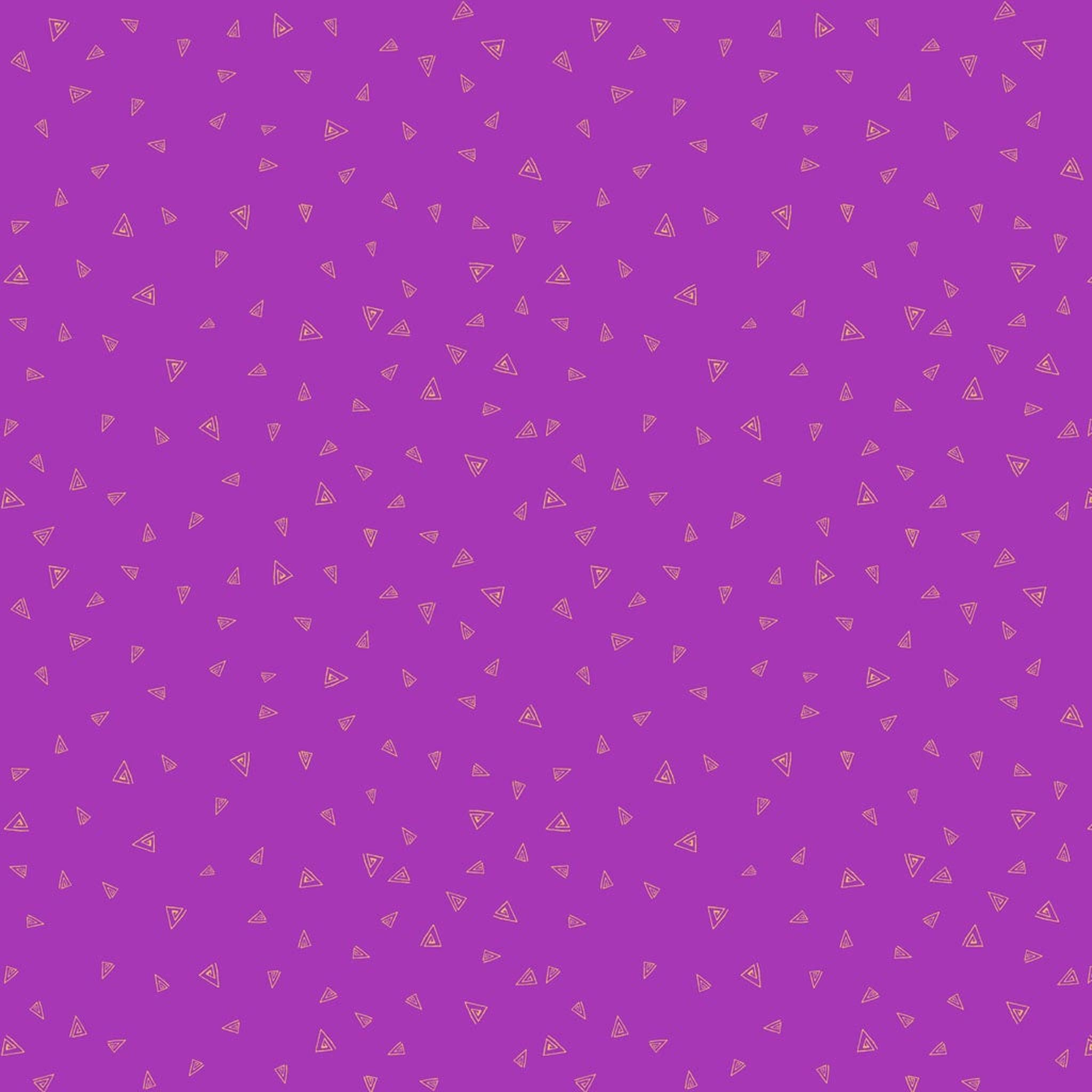 Fantasticats Gold Triangles - Orchid/Gold Metallic