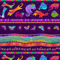 Fantasticats Pictorial Stripe - Purple/Gold Metallic