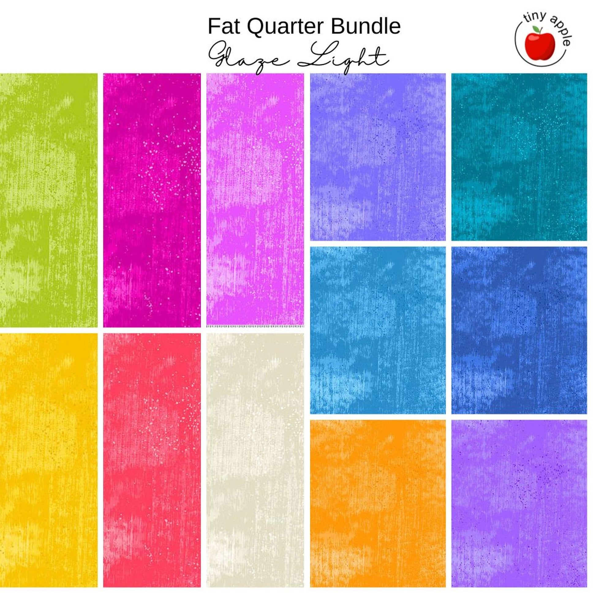 Fat Quarter Bundle (12) - Glaze Light