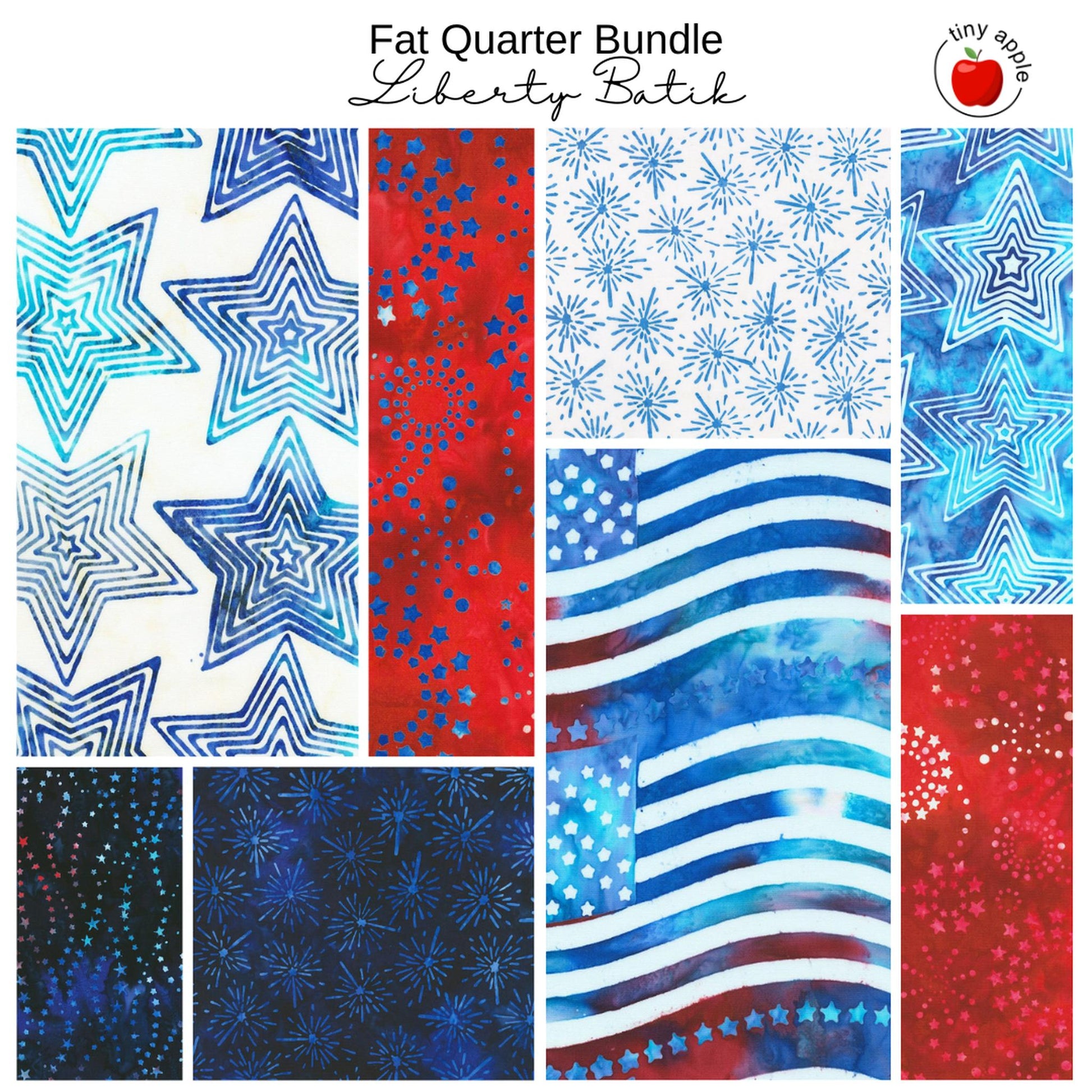 Fat Quarter Bundle (8) - Liberty 2 Batik