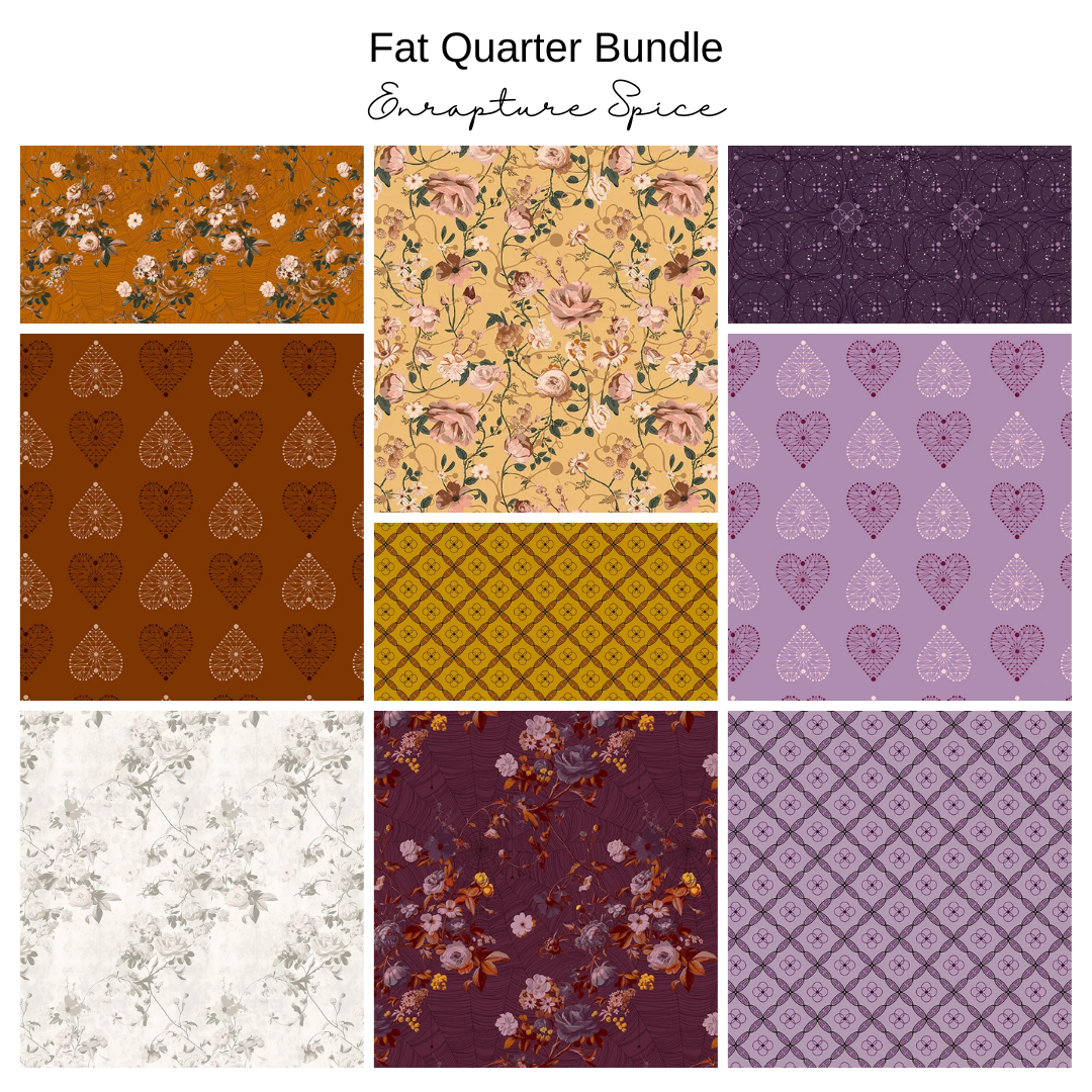 Fat Quarter Bundle (9) - Enrapture by Guicy Guice Spice