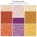 Fat Quarter Bundle (9) - Wishflower - Purple and Gold