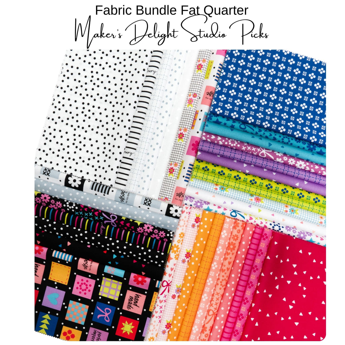 Fat Quarter Bundle (12) - Maker's Delight - Studio Picks