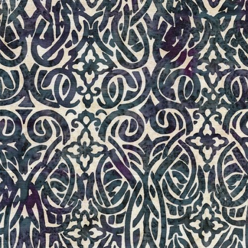 Island Batik - Omate Scroll-Neutral Champagne