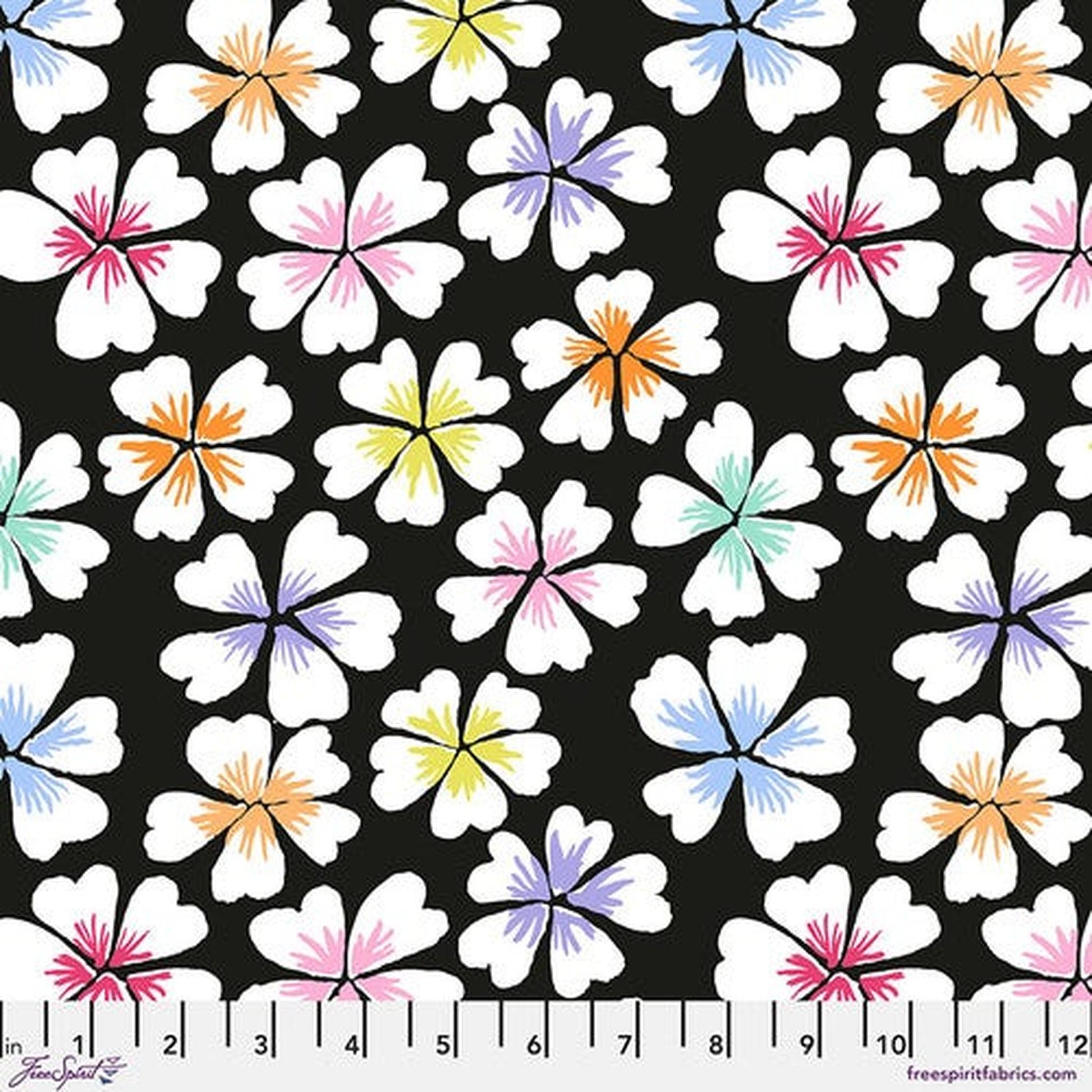 February 2024 by Kaffe Fassett Petals - Black