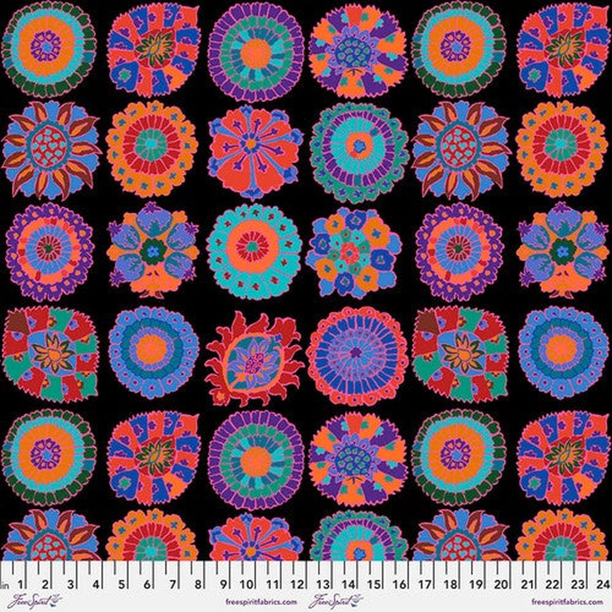 February_2023 by Kaffe Fassett - Carpet Cookies - Black