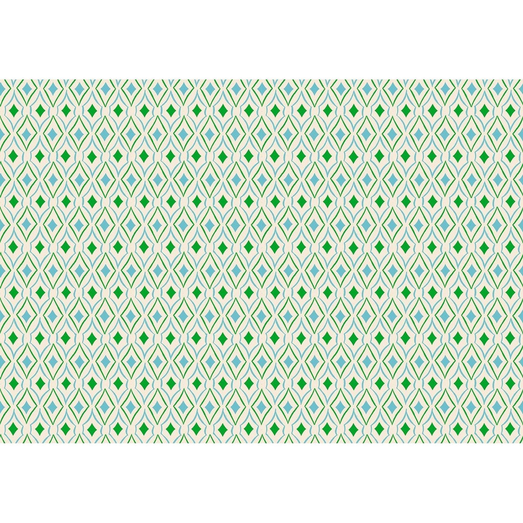 Flowerland by Melody Miller - Diamonds Turquoise