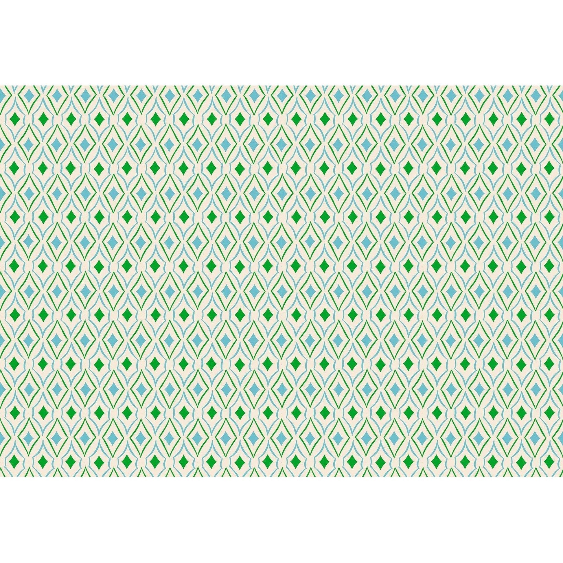 Flowerland by Melody Miller - Diamonds Turquoise