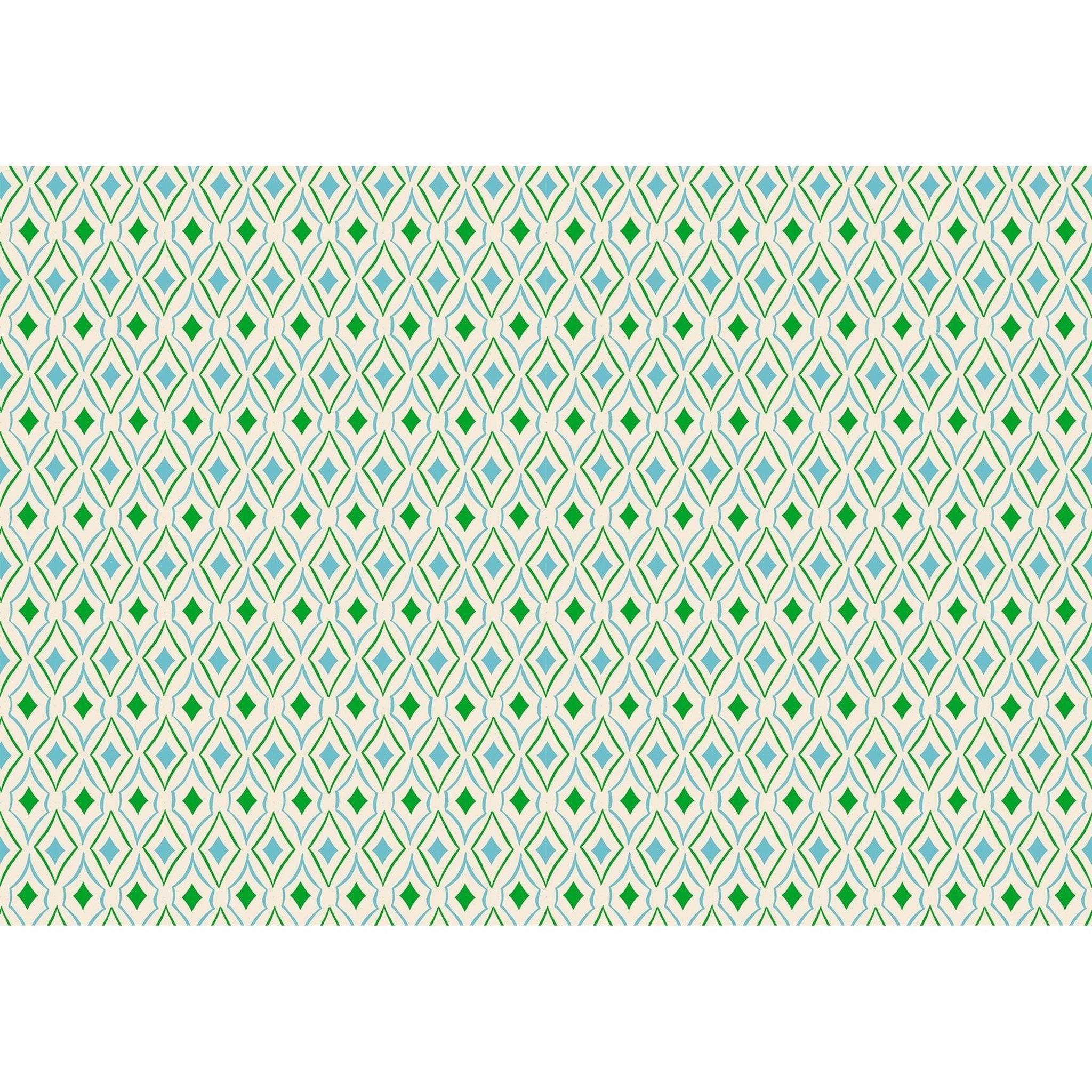 Flowerland by Melody Miller - Diamonds Turquoise