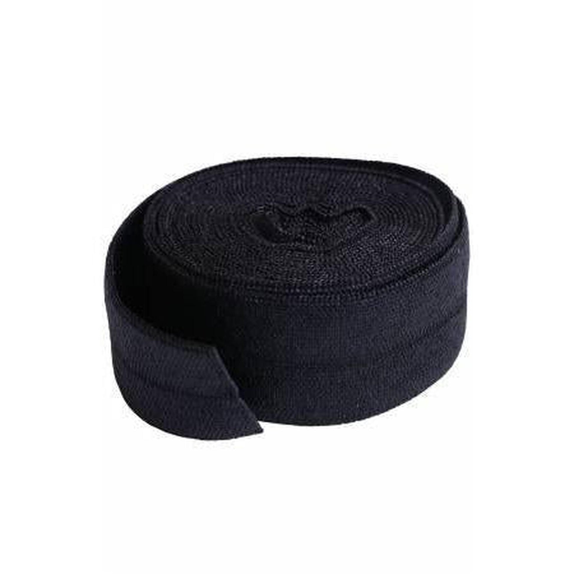Fold-over Elastic 3/4in x 2yd Black
