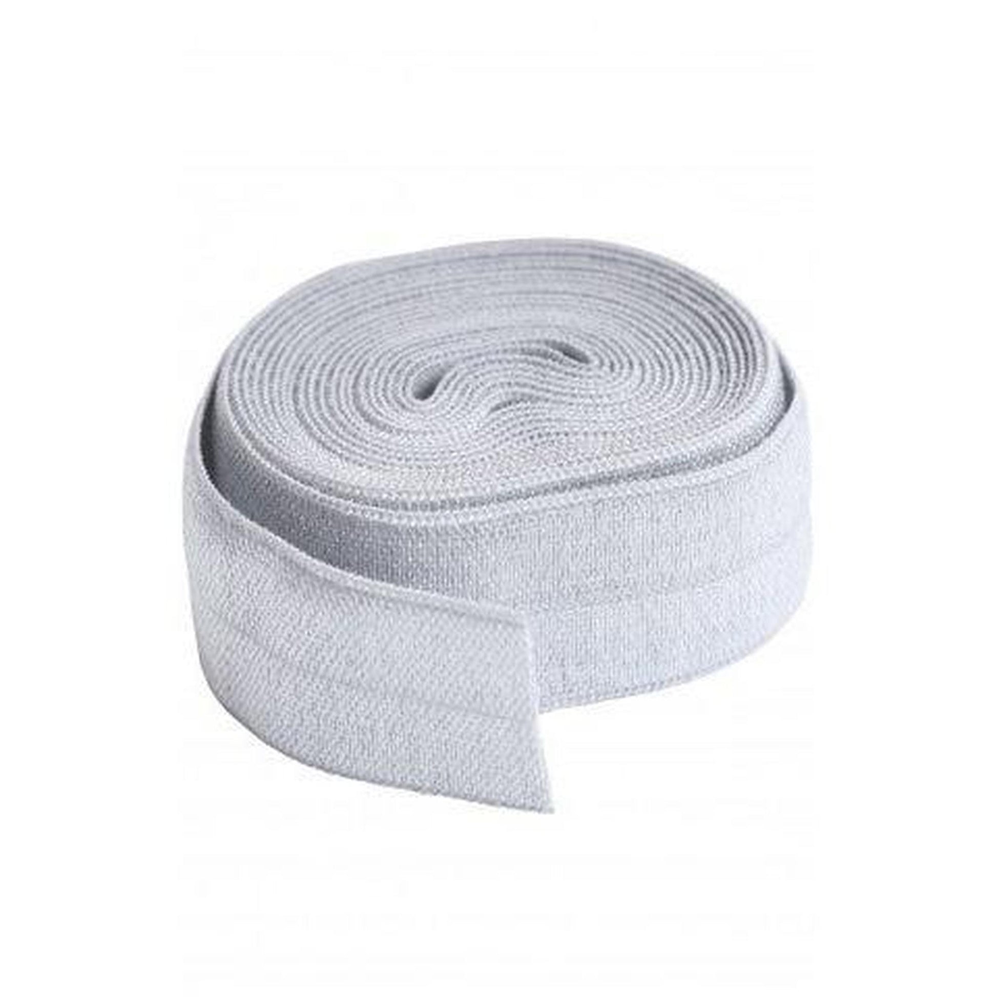 Fold-over Elastic 3/4in x 2yd Pewter