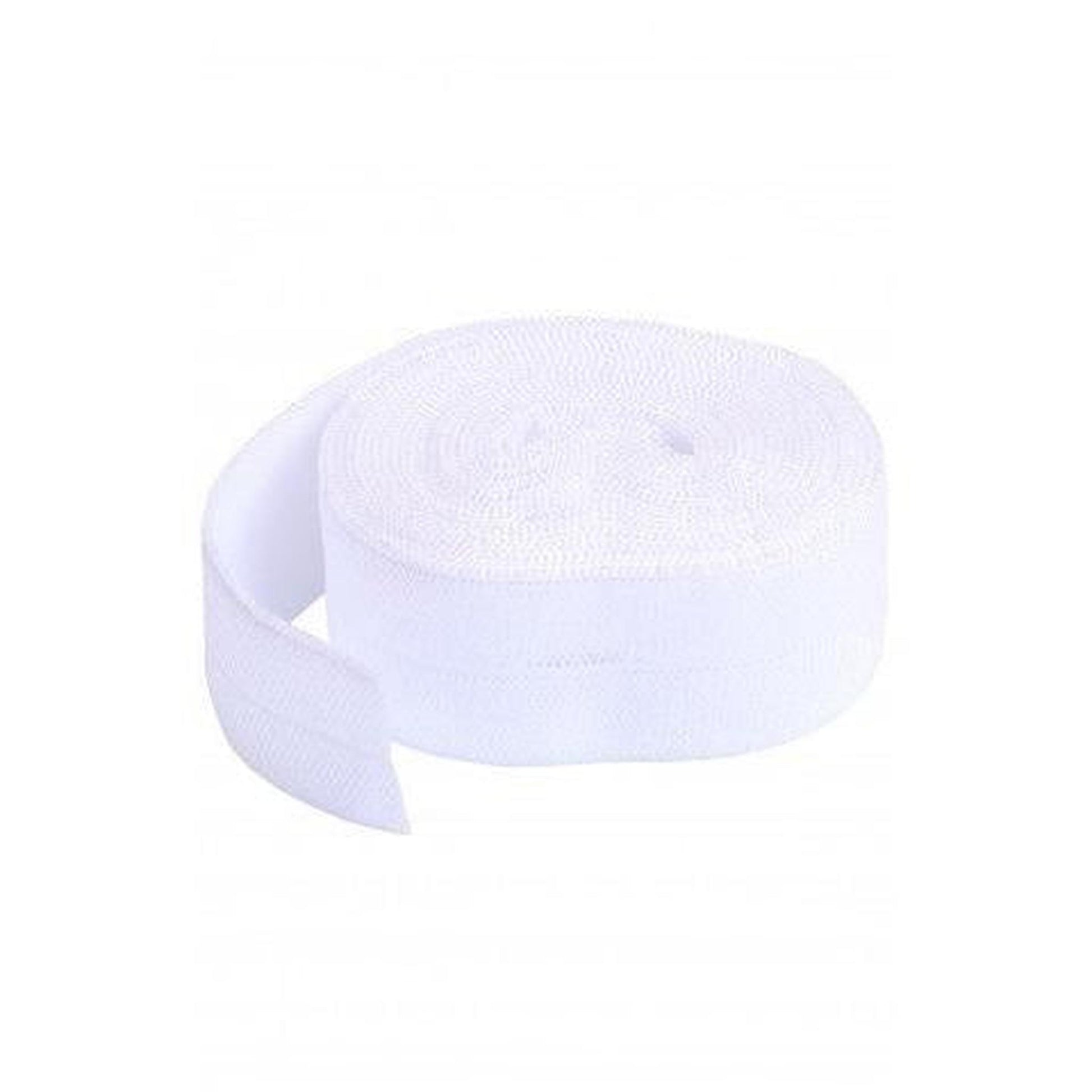 Fold-over Elastic 3/4in x 2yd White