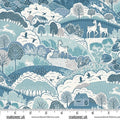 Foxwood by Makower UK - Rolling Hills Blue