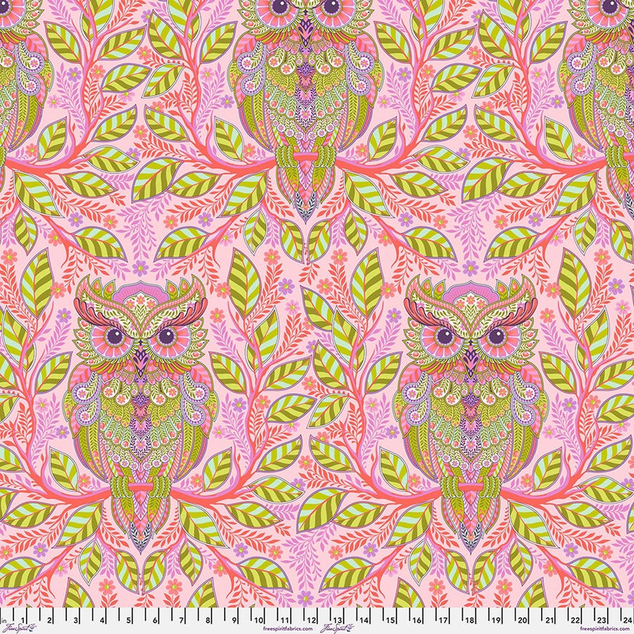 Full Moon Forest II by Tula Pink - Hootie Patootie: Honey