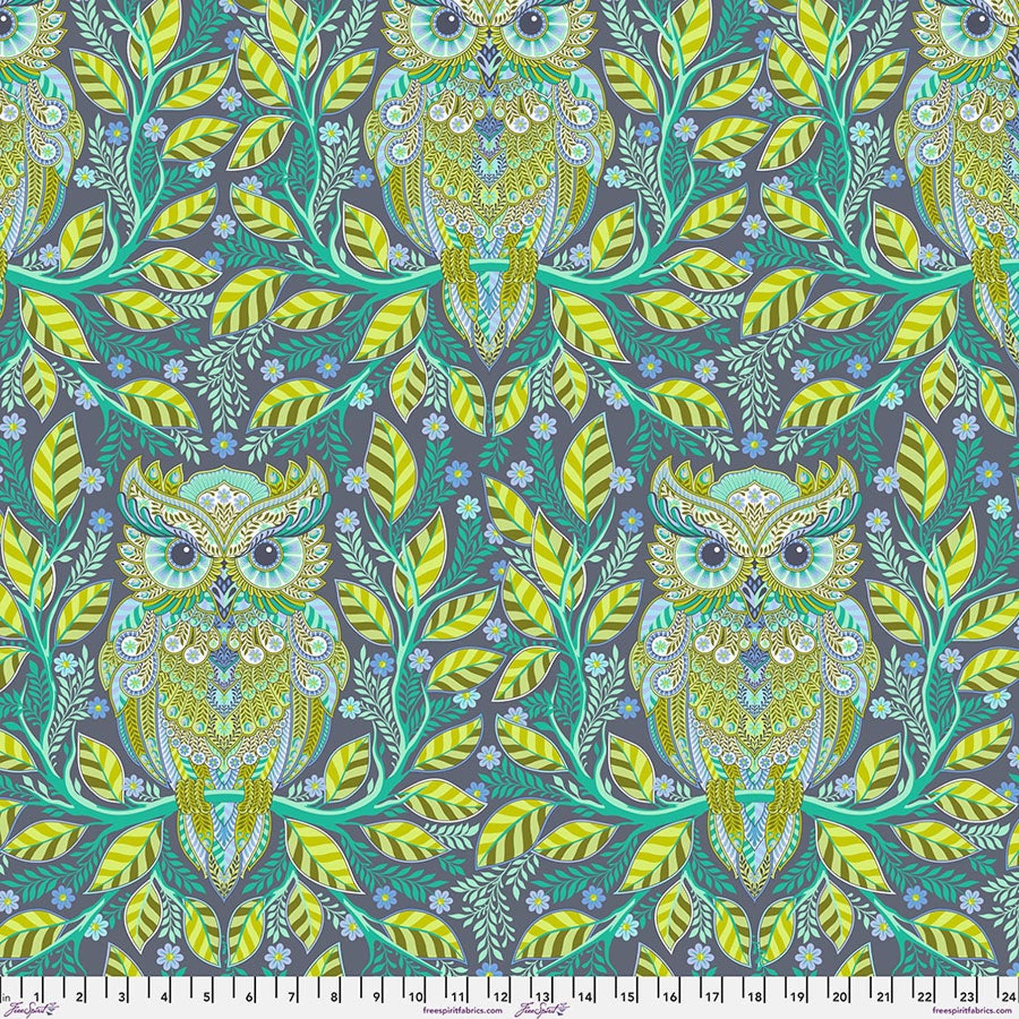 Apple Core (27") Full Moon Forest II by Tula Pink - Hootie Patootie: Starlight