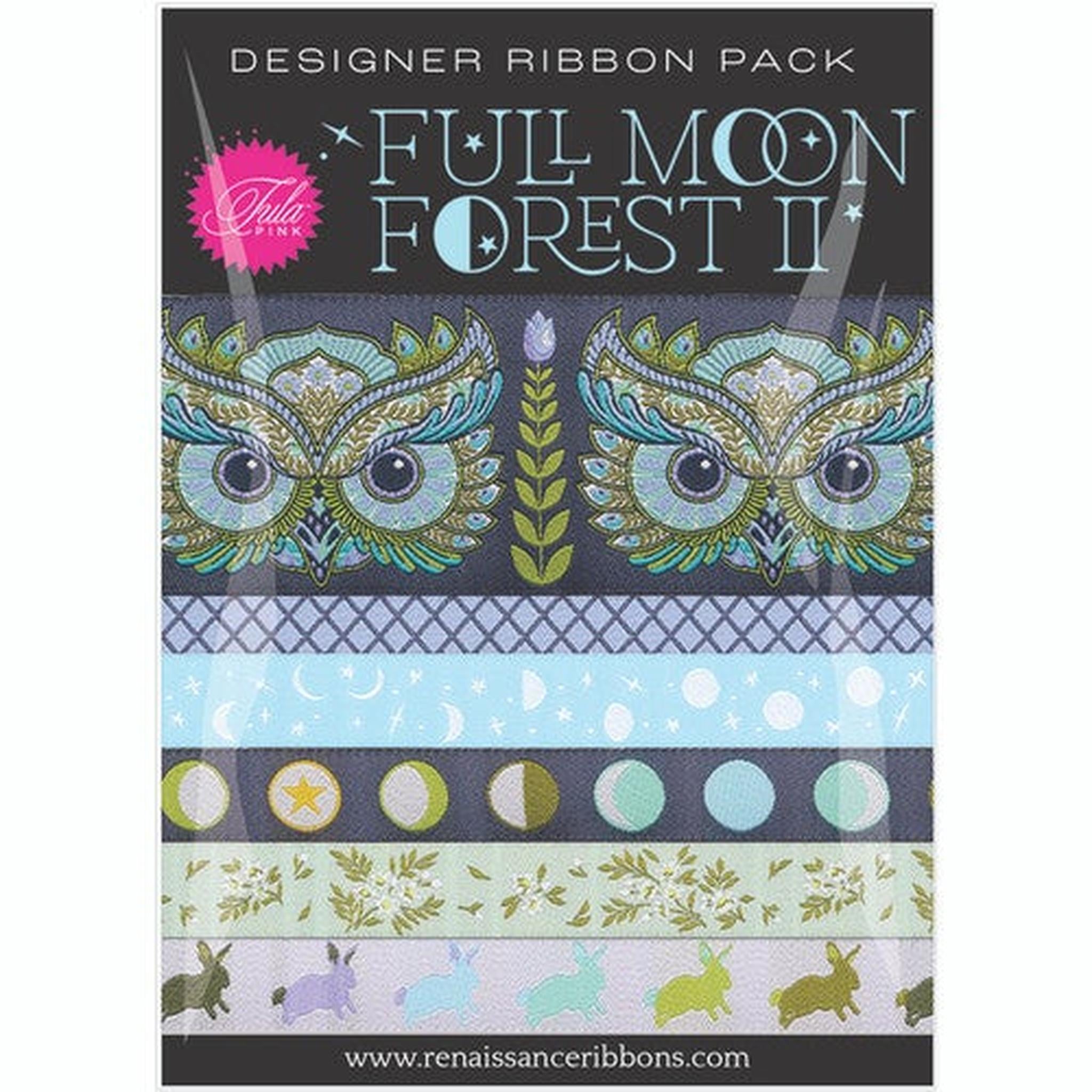 Full Moon by Tula Pink Designer Ribbon Pack | Multiple Colorways