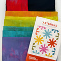 Asterisks in Grunge Quilt Kit - 63" x 75"
