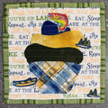 Kit: Cupcake Collage - Gone Fishing! (Pattern Not Included)