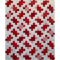 Kit: Puzzled Quilt - Shades of Red 50" x 62"