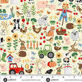 Fun on the Farm by Makower - Friends: Cream