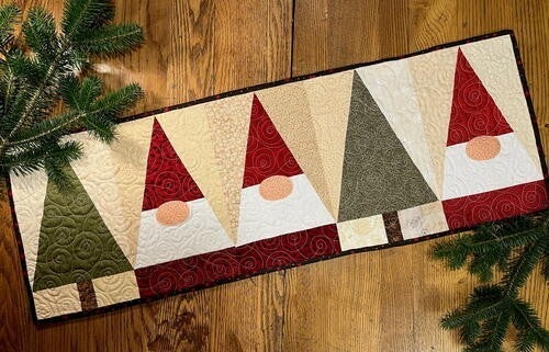 Pattern: Balsam Gnomes Table Runner