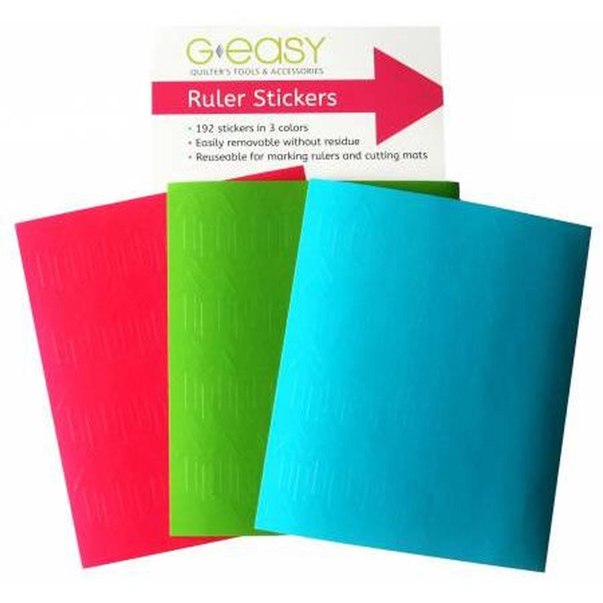 G-Easy Ruler Stickers Tropical Brights