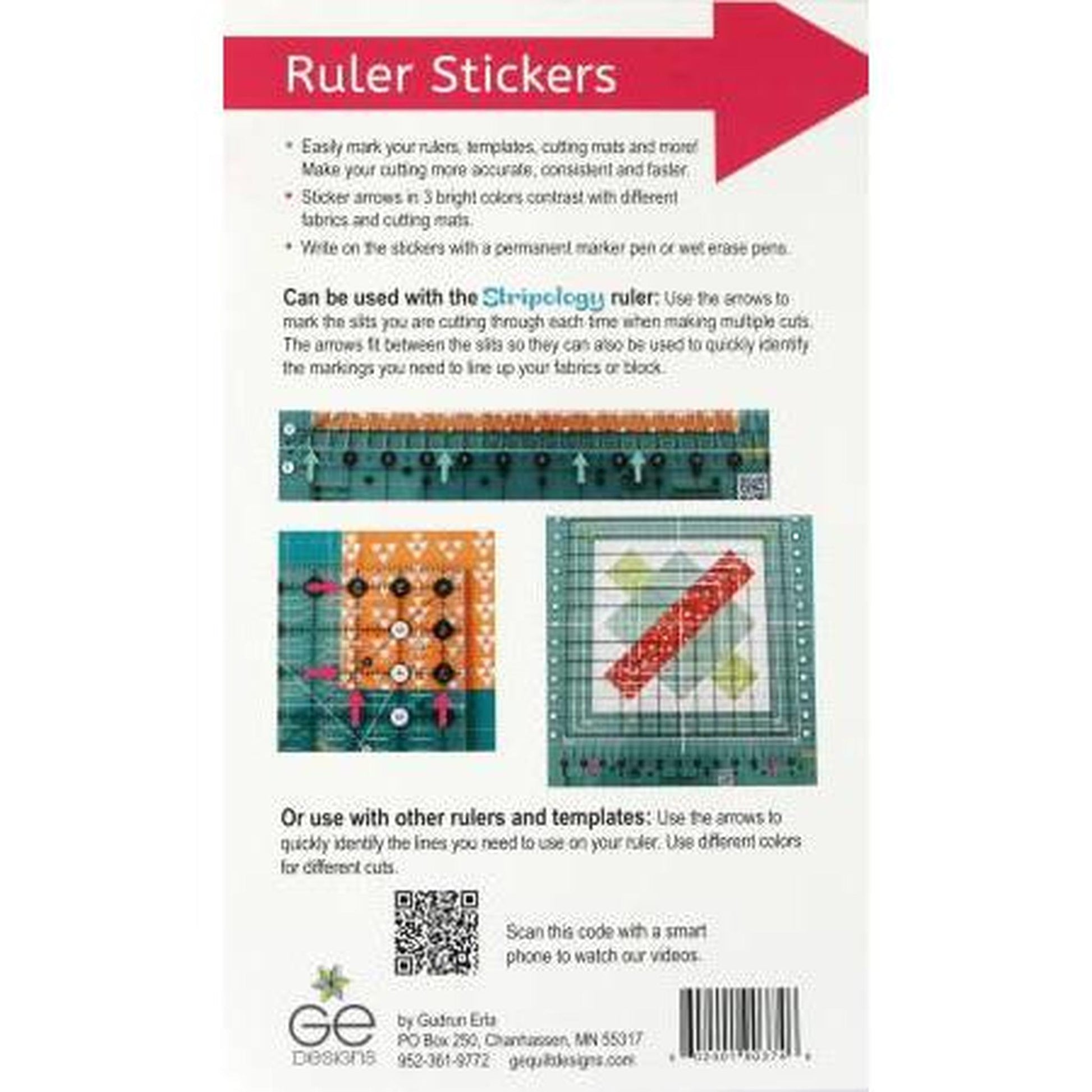 G-Easy Ruler Stickers Tropical Brights