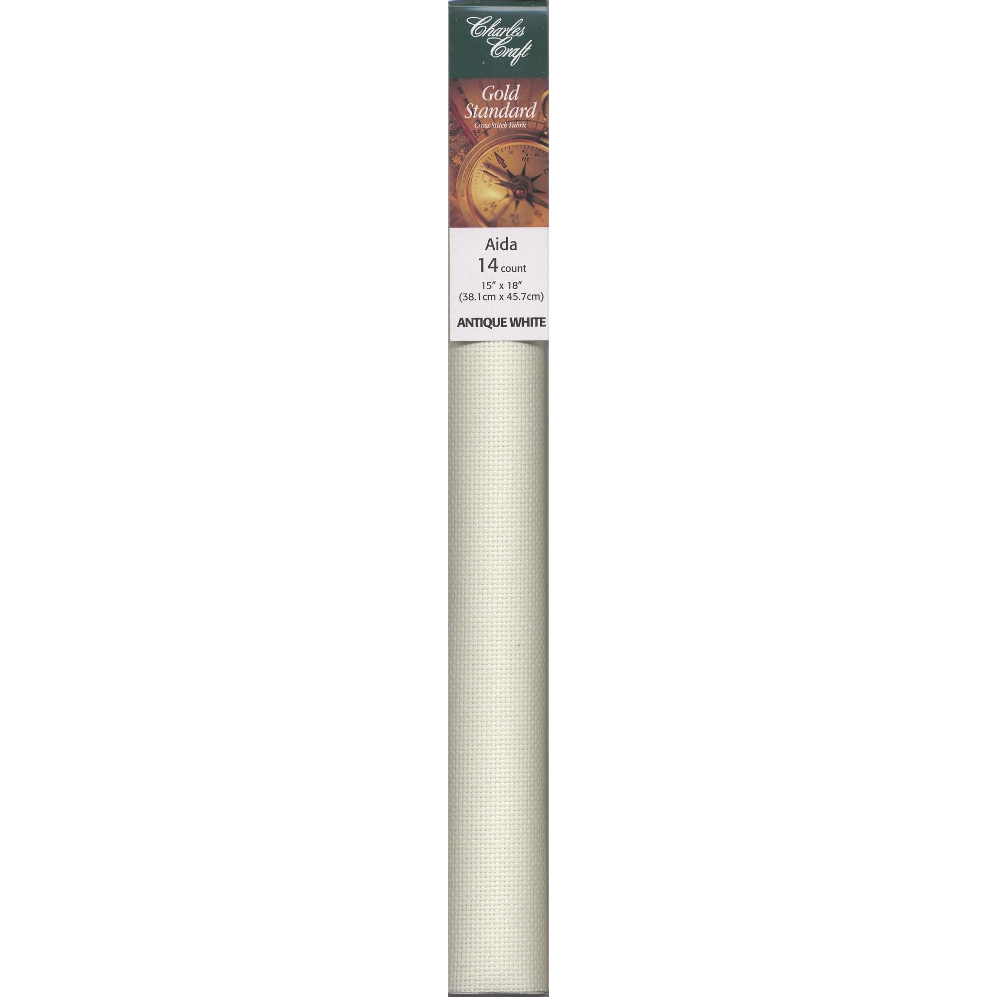 Aida Cloth 14ct Antique White 15in x 18in