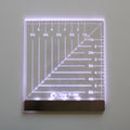 Glow Ruler by Carolina Moore 6" Square - For Righties