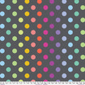 Graywork & True Colors by Tula Pink - (Minky) Disco Poms - Shadow