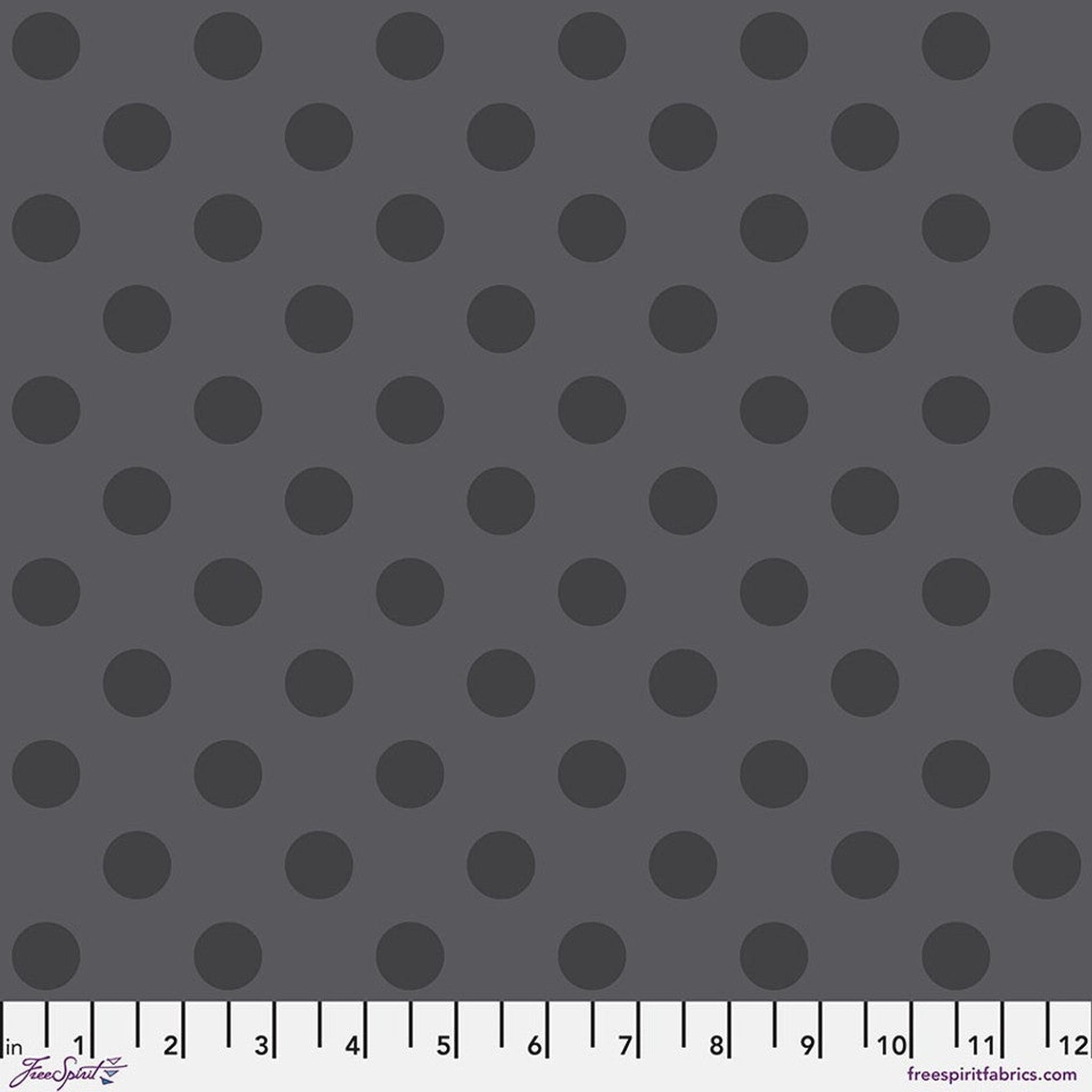 Graywork by Tula Pink - Pom Pom - Carbon
