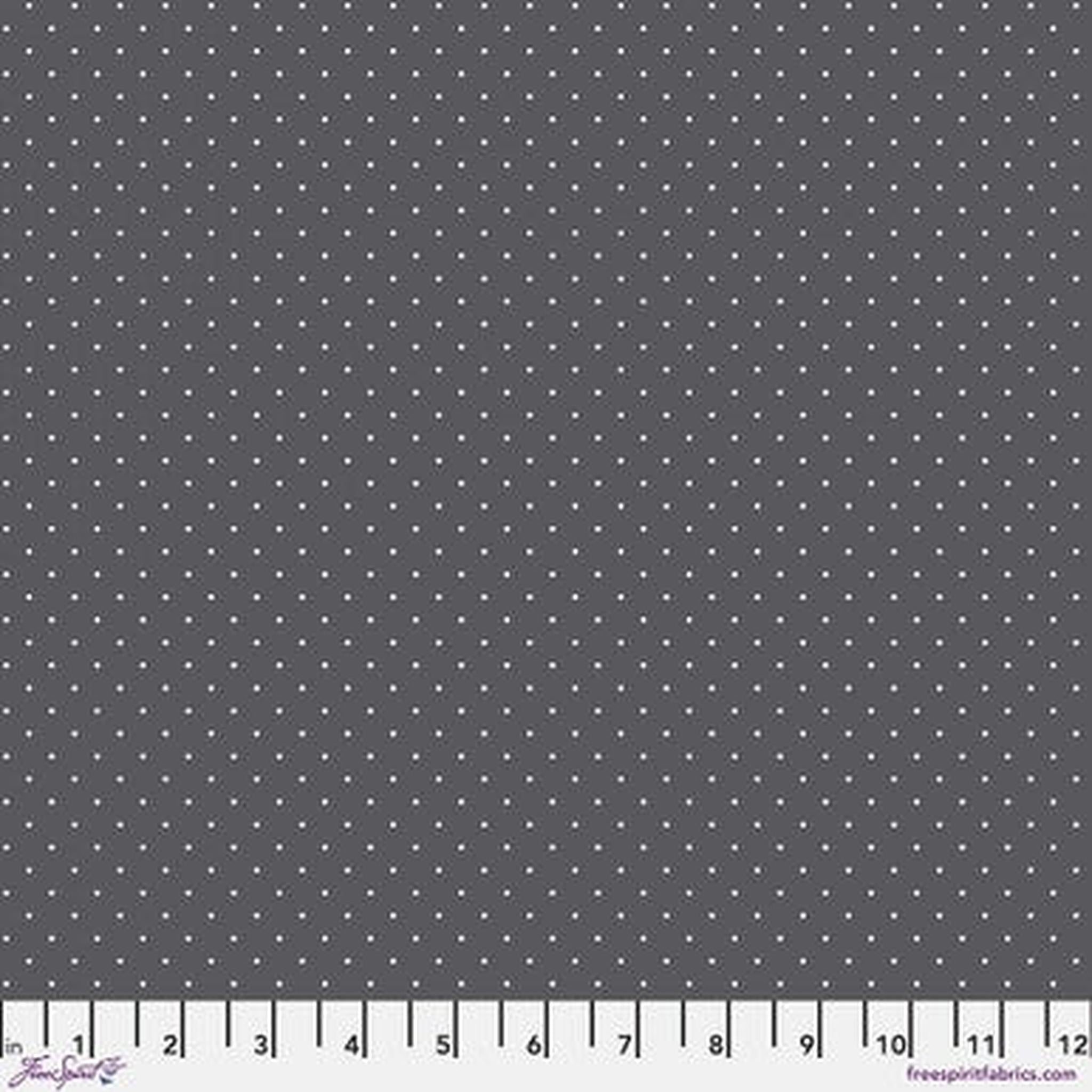 Graywork by Tula Pink - Tiny Dots - Carbon