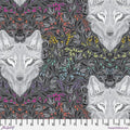 Graywork by Tula Pink - Wolf of Pink Street - Carbon