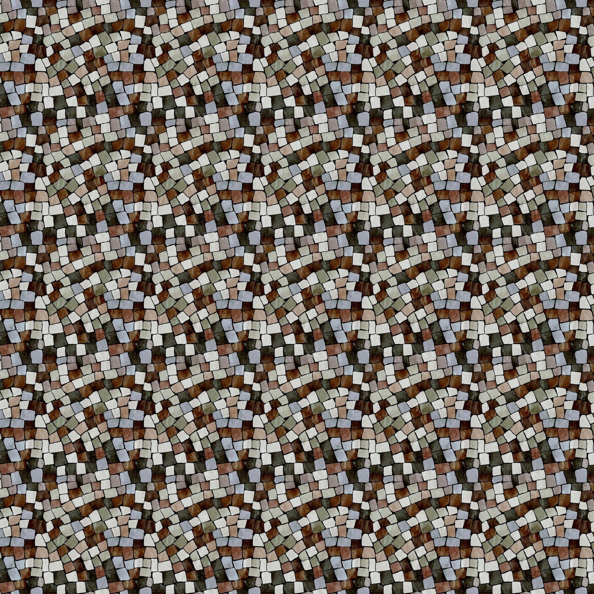 Great Journey by Bernadett Urbanovics - Stones Gray Multi