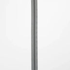 Grey Nylon Coil Zipper #3 - Gunmetal Finish