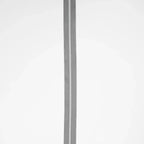 Grey Nylon Coil Zipper #3 - Nickel Finish