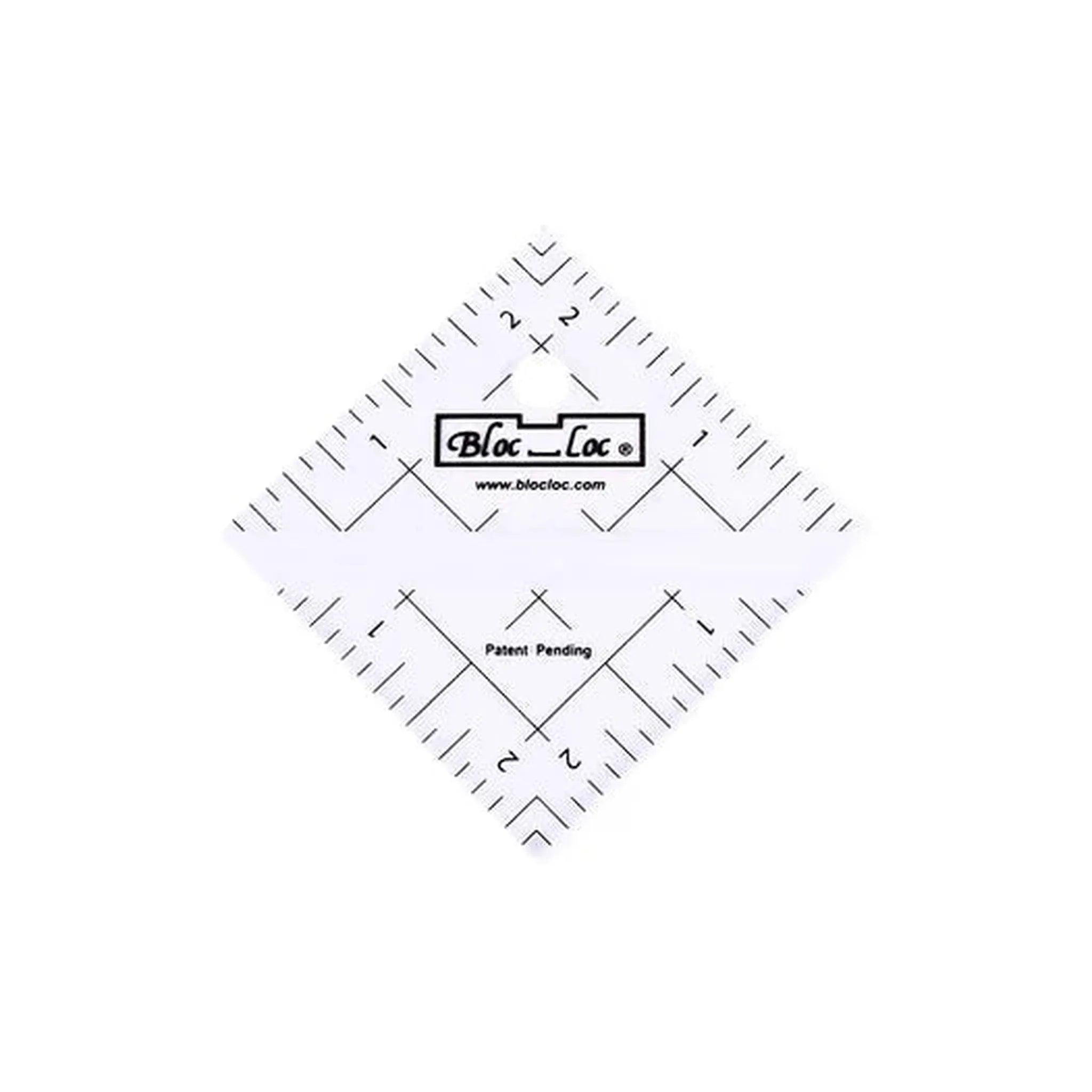 Half-Square Triangle Ruler 2 1/2" x 2 1/2"