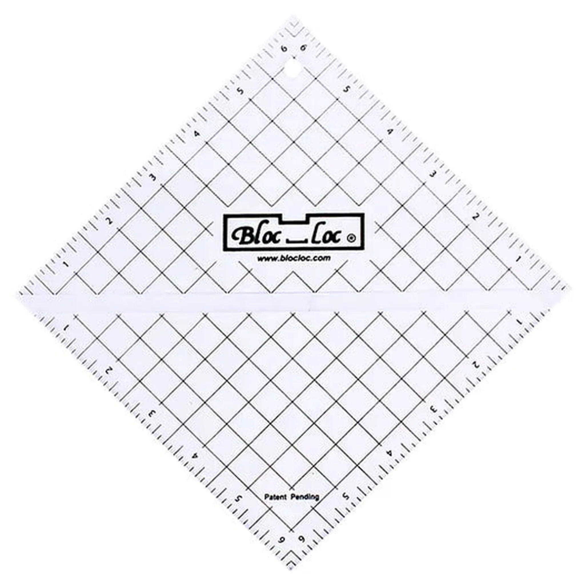 Bloc Loc Half-Square Triangle Ruler 6 1/2" x 6 1/2"