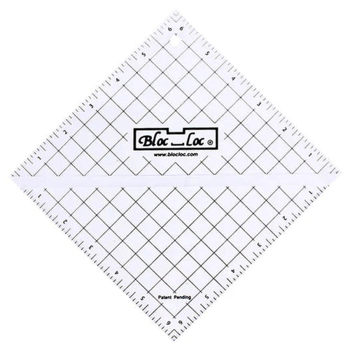 Bloc Loc Half-Square Triangle Ruler 6 1/2" x 6 1/2"