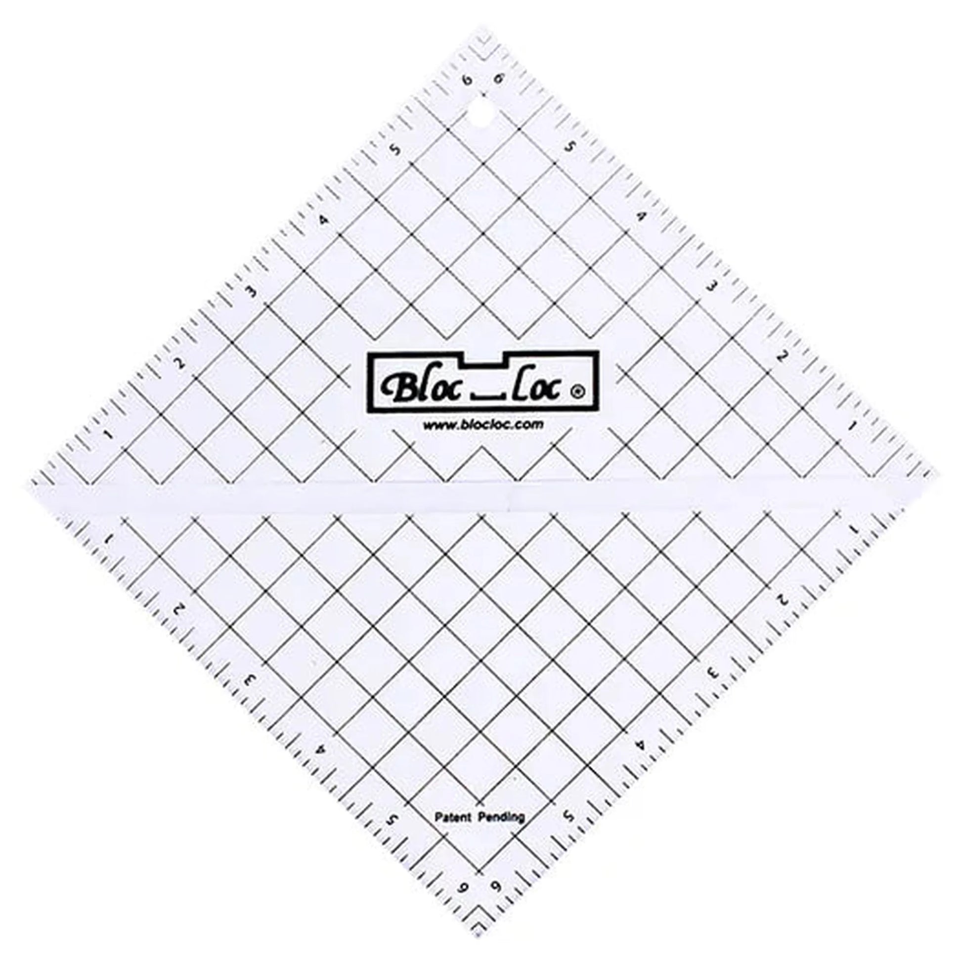 Half-Square Triangle Ruler 6 1/2" x 6 1/2"