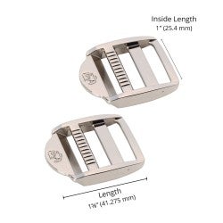 Hardware: 1" Strap Adjuster (2) - Nickel Finish