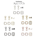 Hardware: 3/4" Style 4 Basic Hardware Kit | Multiple Finishes